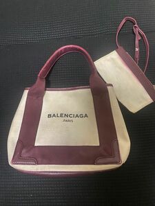 BALENCIAGA バレンシアガ キャンバストートバッグ トートバッグ　ショルダーバッグ　ミニ 2way カバス　XS