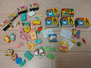 グリコのおまけ　当時物　女の子むき　ピエロのパズル　あひるのパズル　ペンギン　女の子のおもちゃ　大量　セット　昭和レトロ　おもちゃ