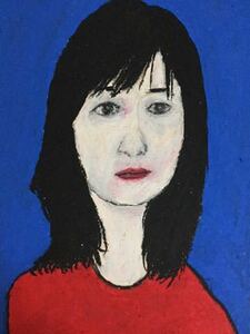 Art hand Auction Исполнитель: Hiro C, оригинальная песня Broken Love Letter, рисование, картина маслом, портрет