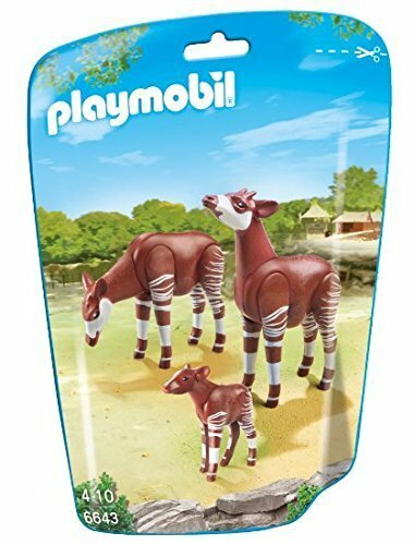 プレイモービル 6643 オカピ 親子 新品 playmobil 動物シリーズ 袋入り