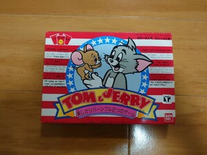 【未使用】【送料込】バンダイ パーティジョイ　113 トムとジェリー 楽しさリバーシブル2つのゲーム TOM&JERRY ボードゲーム