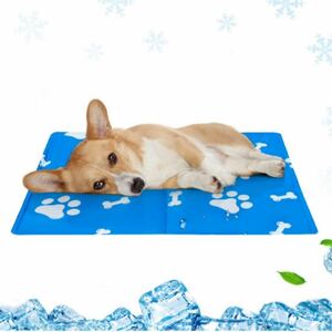  pet .... mat dog cat for [ first in the industry. two -ply brink .. structure 40×50CM] enduring biting cold sensation . group person shape gel mat dirt difficult material 