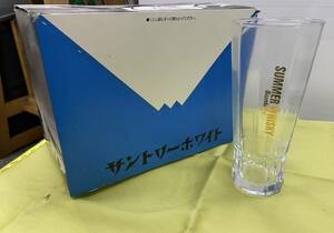 サントリー サマーウイスキー 非売品【未使用】昭和レトロ サントリーホワイト 6客セット 83’ ロンググラス ウイスキーメモリ