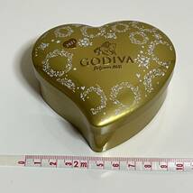 空缶★GODIVA★ミニハート缶_画像2