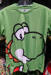 140◇ヨッシー Tシャツ L 男女兼用 unisex L size USJ ニンテンドー ワールド 限定 ユニバーサルスタジオ・ジャパン NINTENDO WORLD Yoshi