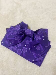  yukata for making obi purple 1 times use 