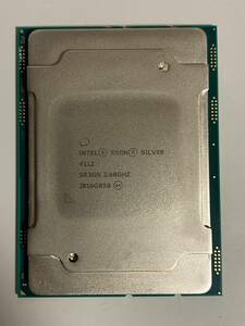 送料無料 動作確認済み intel XEON SILVER 4112 Intel CPU 2.6GHz/ターボ最大3.0Ghz 4コア8スレッド ソケット FCLGA3647 サーバー用 