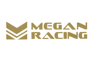 公式/在庫あり メーガンレーシング meganracing ロゴ 切り文字 ステッカー ゴールド ステッカー USDM VIP スタンス ドリフト 切文字