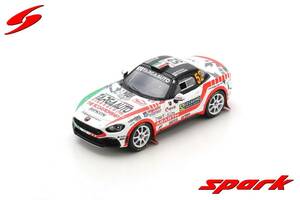 ■スパークモデル 1/43 2022 アバルト124 Rally RGT #52 R.ゴビン ラリーモンテカルロ