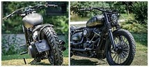 新品即決/バイク用 １インチ(25.4mm) ハンドルバー 黒/バルカン マグナ シャドウスラッシャー ハーレー イントルーダー 400 800 750_画像9