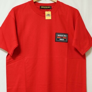  stone . Pro world short sleeves T-shirt ISHIHARA PROMOTION west part police LL size red America made ( search dead stock usa made Vintage 