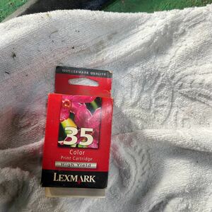 新品未使用　LEXMAK カラー　カートリッジ　35