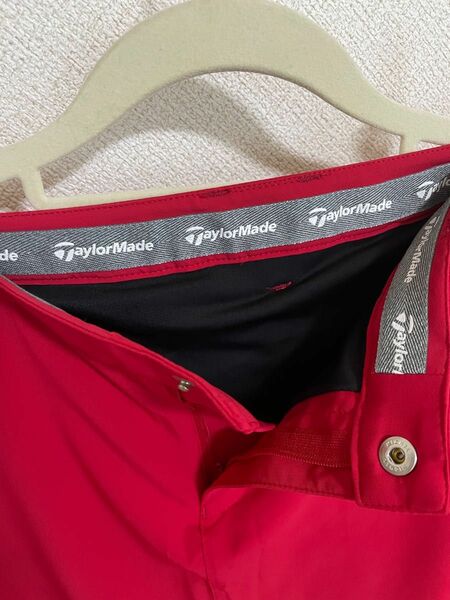 美品　テーラーメイド　ゴルフスカート　M 赤　レッド　パンツ一体型　インナー付　