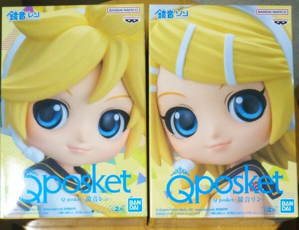 Qposket鏡音レン、リン　Aカラー　セット 未開封品!