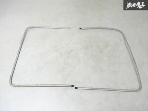  Porsche original 930 911 Carrera 80y rear glass window molding silver aluminium necessary repair exterior immediate payment stock have shelves D-2