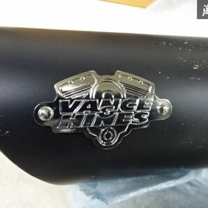 未使用! VANCE＆HINES バンス＆ハインズ ハーレー スポーツスター ’14～’21 ツインスラッシュ スリップオン マフラー 46861 黒 棚J-10の画像4