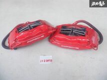 純正 brembo ブレンボ PORSCHE ポルシェ911 993 RS フロント 4POT ブレーキ キャリパー 左右セット 赤 20.4564.00 即納 棚15-4_画像1