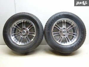 ●ハーレー 純正 FLHTCUTG トライグライド 15インチ 5.5J -10位 PCD 108？ 4H ダンロップ SIGNATURE P205/65R15 リア 2本 棚W-1