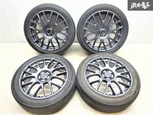 ●SSR GTV04 18インチ 7.5J +40 PCD 100 5H ダンロップ SP SPORT MAXX 050 レガシィ インプレッサ フォレスター BRZ 86 プリウス 棚T-6