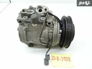 実働外し 純正 リビルト品 EG6 シビック エアコンコンプレッサー A/C コンプレッサー 38810-P9K-E01 447170-2333 棚5-4