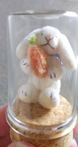  miniature *...* soft toy * sause ear rabbit *rop year * rabbit *.....* doll house 