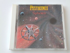 ペスティレンス PESTILENCE / Spheres 〜存在の証拠〜 日本盤CD ROADRUNNER APCY8126 93年4th,オランダデスラッシュ,DEATH METAL,