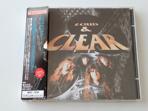 ラウド＆クリアー LOUD & CLEAR 帯付CD マーキー MICY1030 見本盤美品 97年1st,ボートラ追加,Jess Harnell,BEST SINGER IN LA,USメロハー,