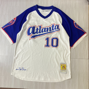 USA正規品 【M】 HGC ニグロリーグ Negro League アトランタ ブラッククラッカーズ Atlanta Black Crackers 背番号10 ベースボールシャツ