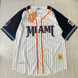 ラスト1 USA正規品【M】 HGC ニグロリーグ Negro League マイアミ ジャイアンツ MIAMI GIANTS 背番号15 ベースボールシャツ ピンストライプ