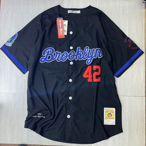 USA正規品 【2XL】 HGC ニグロリーグ Negro League ブルックリン ロイヤルジャイアンツ Brooklyn RoyalGiants 背番号42 ベースボールシャツ