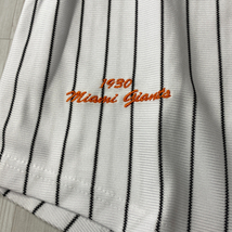 USA正規品 【2XL】 HGC ニグロリーグ Negro League マイアミ ジャイアンツ MIAMI GIANTS 背番号15 ベースボールシャツ ピンストライプ_画像5