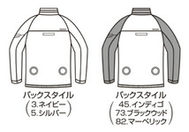 バートル AC1171 エアークラフトブルゾン 3/ネイビー Mサイズ メンズ 春夏用 AC1171シリーズ 上着 長袖 撥水 防汚 作業服 作業着_画像5