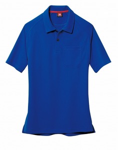バートル 105 半袖ポロシャツ マイクロハニカムメッシュ ロイヤルブルー 3Lサイズ 吸汗速乾 作業服 作業着