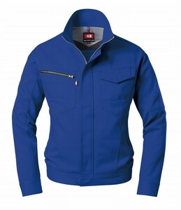 バートル 7081 長袖ジャケット ロイヤルブルー LLサイズ 秋冬用 メンズ 形態安定 制電ケア 作業服 作業着 7081シリーズ