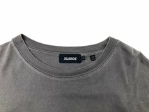 X-LARGE (エクストララージ) Tシャツ 胸ロゴプリント バックプリント 101228011003 L グレー メンズ/028_画像3