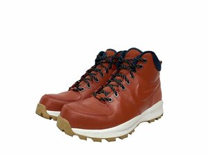 NIKE (ナイキ) MANOA LEATHER SE マノア レザー SE ハイカット スニーカー ブーツ DC8892-800 27.5cm US9.5 ブラウン メンズ/028