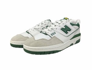 NEW BALANCE (ニューバランス) シューズ スニーカー BB550WT1 28.0cm US10 グリーン×ホワイト メンズ/025