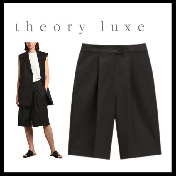 ○★新品 未使用 Theory luxe ラリ ルミエ 定番バミューダパンツ○●