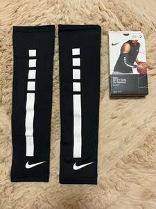  Nike NIKE arm cover arm sleeve 2 sheets set L/XL black 