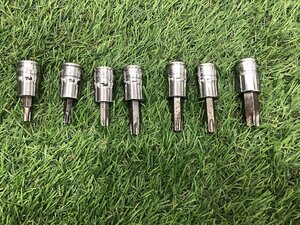 【中古品】Snap-on 3/8トルクスソケット FTX30E～FTX55E ※7pcs　　_ITKN9Q7JUC16_