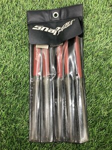 【中古品】★Snap-on クロームコーティングヤスリ 5本セット TUBCR5　　ITA58KGOJYGM_