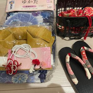 浴衣セット 帯 下駄 草履バッグ 作り帯 和装小物セット