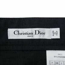 美品 Christian Dior クリスチャン ディオール 2020SS 011J15A3062 ジャガード シャンタン ジップアップ ロング フレア スカート 45802_画像8