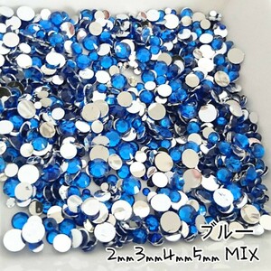  blue | macromolecule Stone {4 size mix}7g| deco parts nails * anonymity delivery 