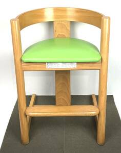 ●飛騨高山 PREDICT CHAIR プレディクトチェア グリーン 緑 ベビーチェア 川原工芸 ウッドチェア キッズチェア 木製 子供椅子●