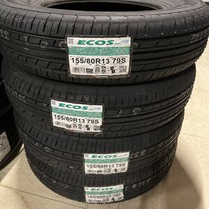 155/80R13 YOKOHAMA ECOS ES31 2018年 4本セット 未使用 新品 軽トラ等に 売切 ヨコハマ エコス