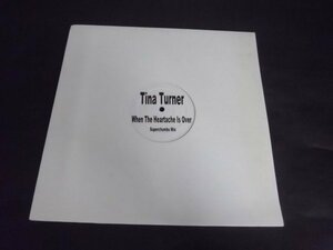 【輸入盤LP】Tina Turnerティナ・ターナー/When The Heartache Is Over (Superchumbo Mix) PROMO 12