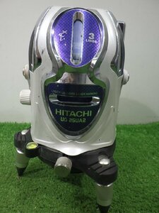 未校正の品★日立 レーザー墨出し器 UG25UA2 受光器・ケース付 工具 測定器 HITACHI 現状お渡し 中古品