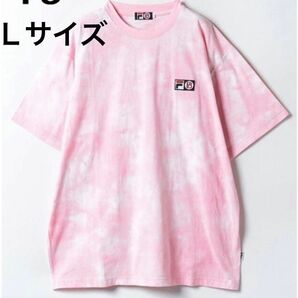  FILA×BE:FIRST ロゴ刺繍ワッペン Tシャツタグ付き 半袖　ピンク