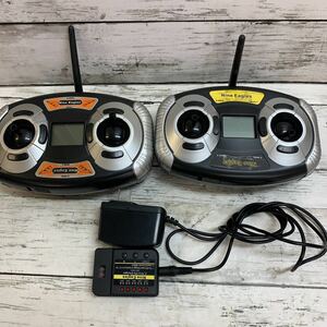 【中古品】ナインイーグル コントローラー 2台 セット NINE EAGLE 2.4GHz 送信機 ラジコン